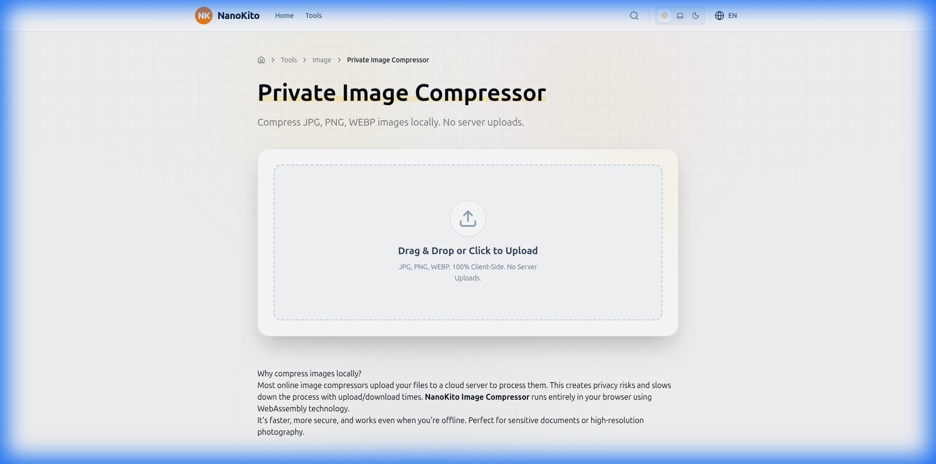Compresseur d'Images Privé
