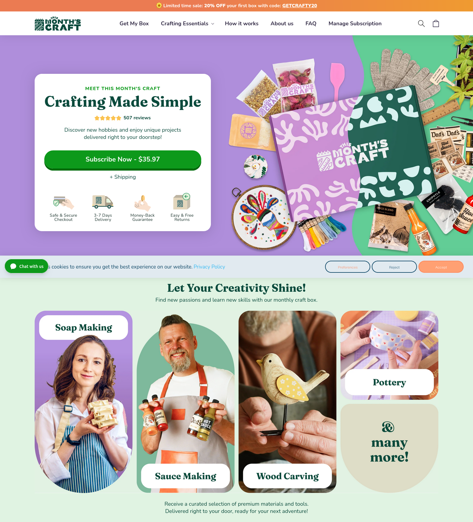 This Month's Craft - Multi-Craft Subscription